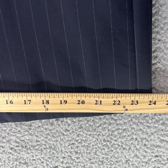 Hickey Freeman Mens Sport Coat 44 XLT Loro Piana Wool Super 120s Blue 2 Button - Picture 10 of 14